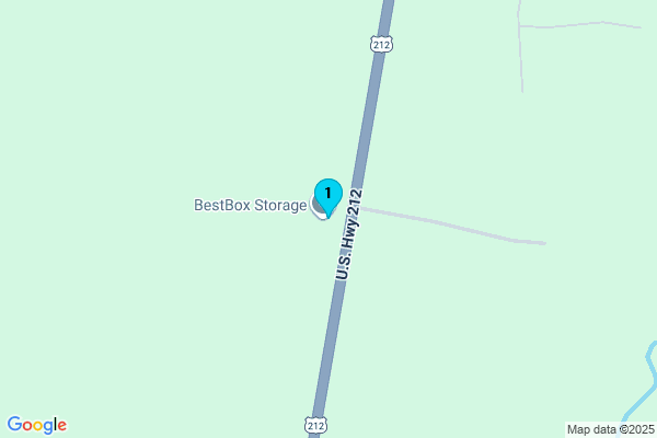 Map showing facility locations